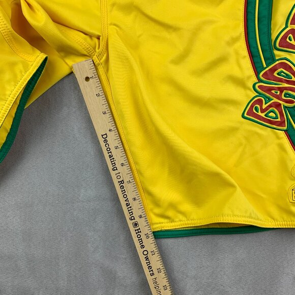 Vans Bad Brains Mens Board Shorts 36 Yellow Rasta Swim Trunks Surf Punk Rock - Picture 8 of 10